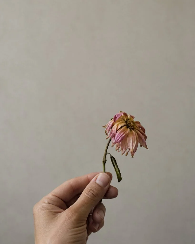 반쯤 접힌 편지와 그 위에 찍힌 밀랍 봉인