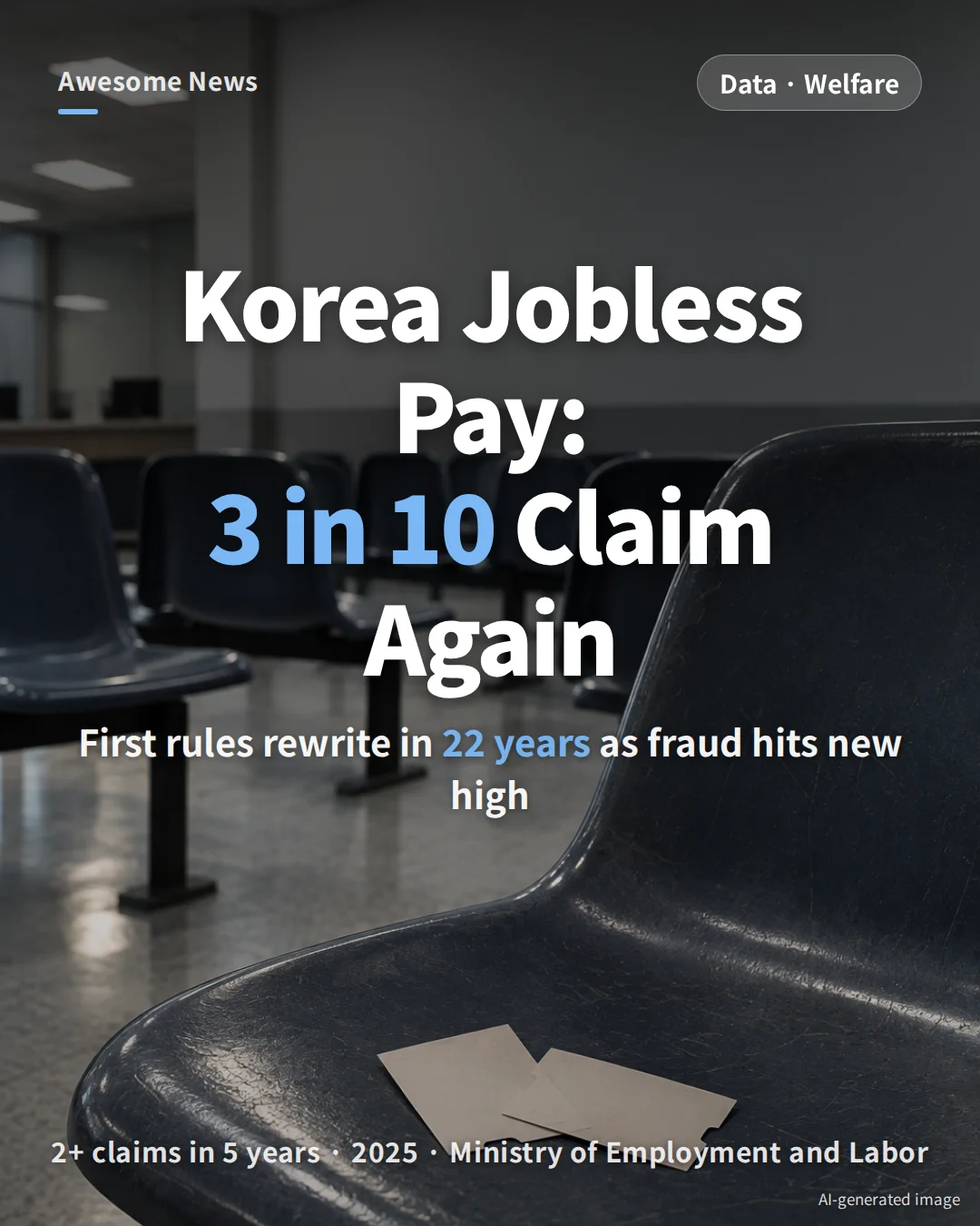South Korea Unemployment Benefits 2025: 28.8% Are Repeat Claimants